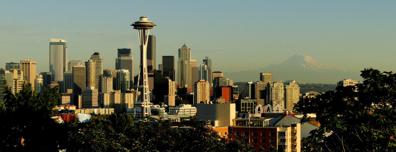 Mount Baker & DT Seattle, WA..