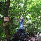 Mount Banahaw, Santa Lucia, holy Maria in the jungle. Philippines