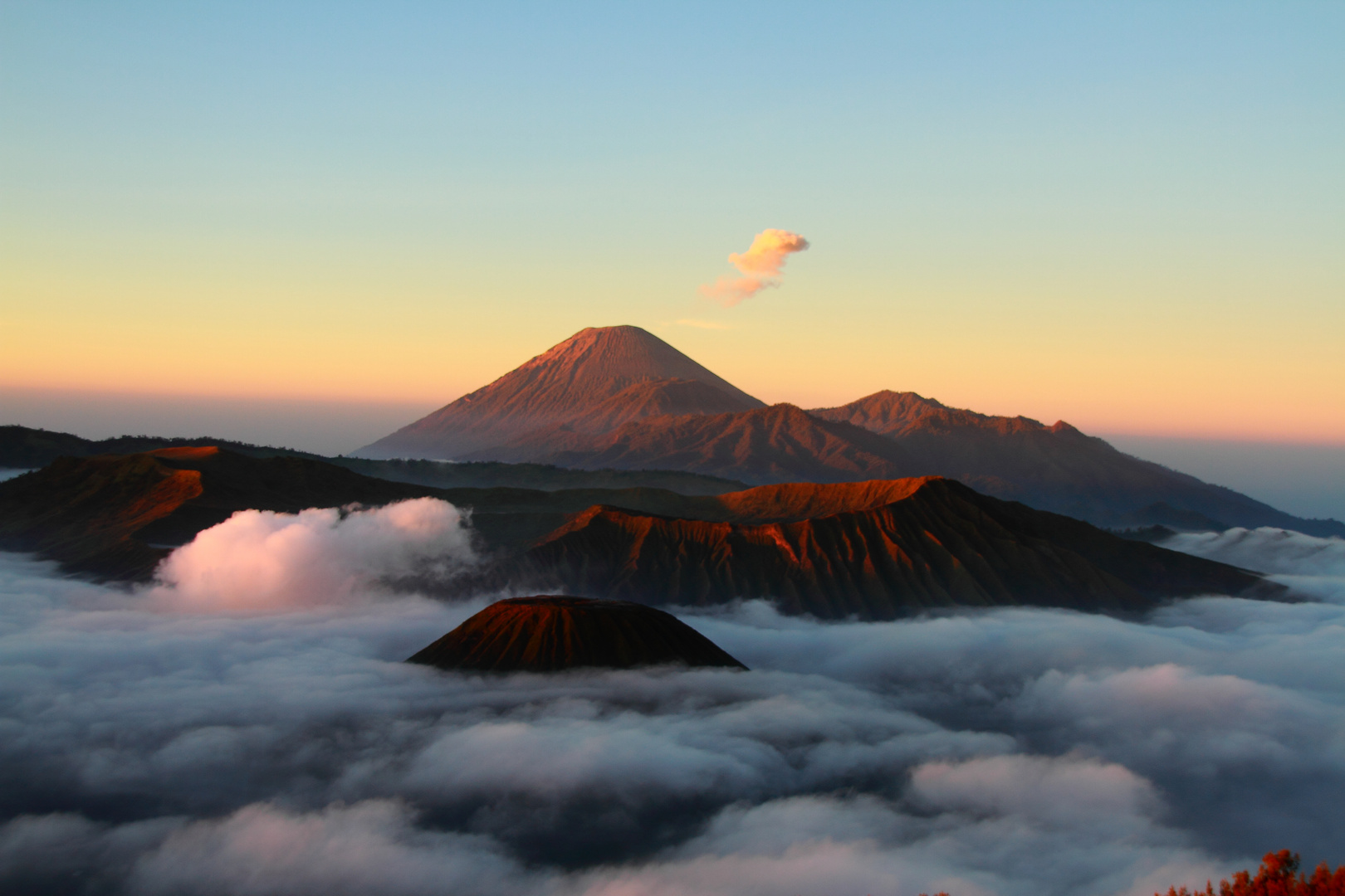 Mount Bromo auf Java 