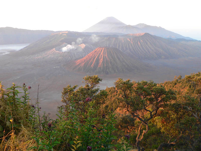 Mount Bromo (Java) nach Sonnenaufgang