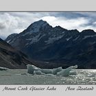 Mount Cook Glacier Lake