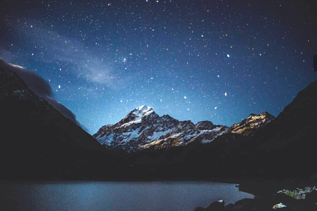 Mount Cook, höchster Berg Neuseelands