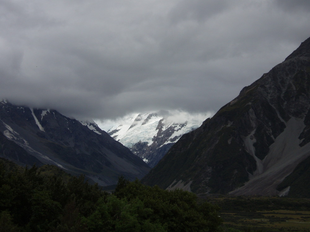 Mount Cook ... naja, zum Teil