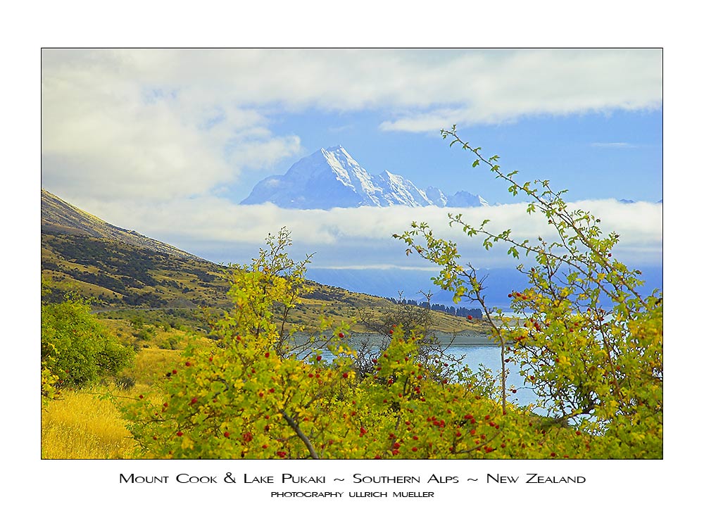 Mount Cook und Lake Pukaki