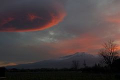 Mount Etna with Lenticularis