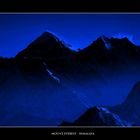 Mount Everest at fullmoon