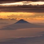 Mount Fuji bei Sonnenuntergang