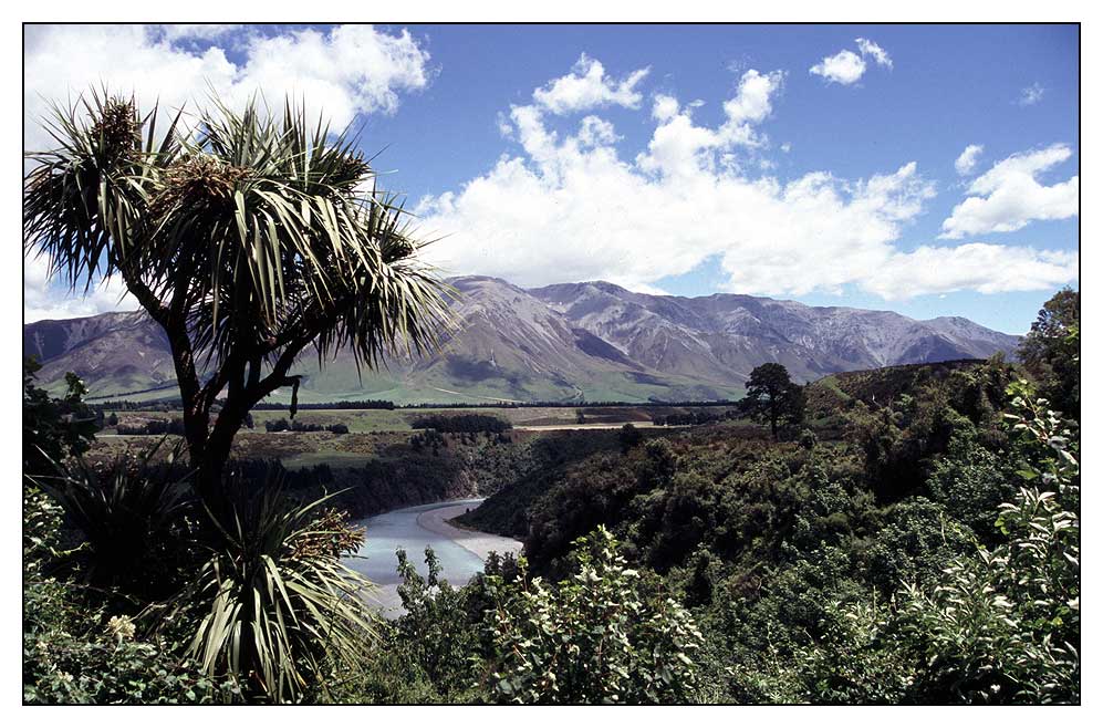 Mount Hutt und die Rakaia Gorge