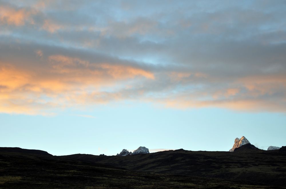 Mount Kenia im Morgenlicht