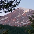 Mount Rainier on Fire