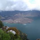 Mount Rinjani Blick auf den Kratersee