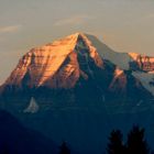 Mount Robson am Abend