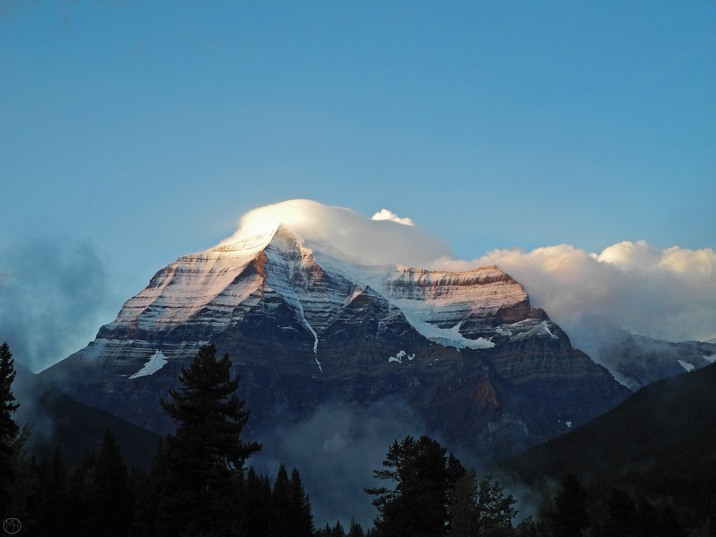 Mount Robson clouds