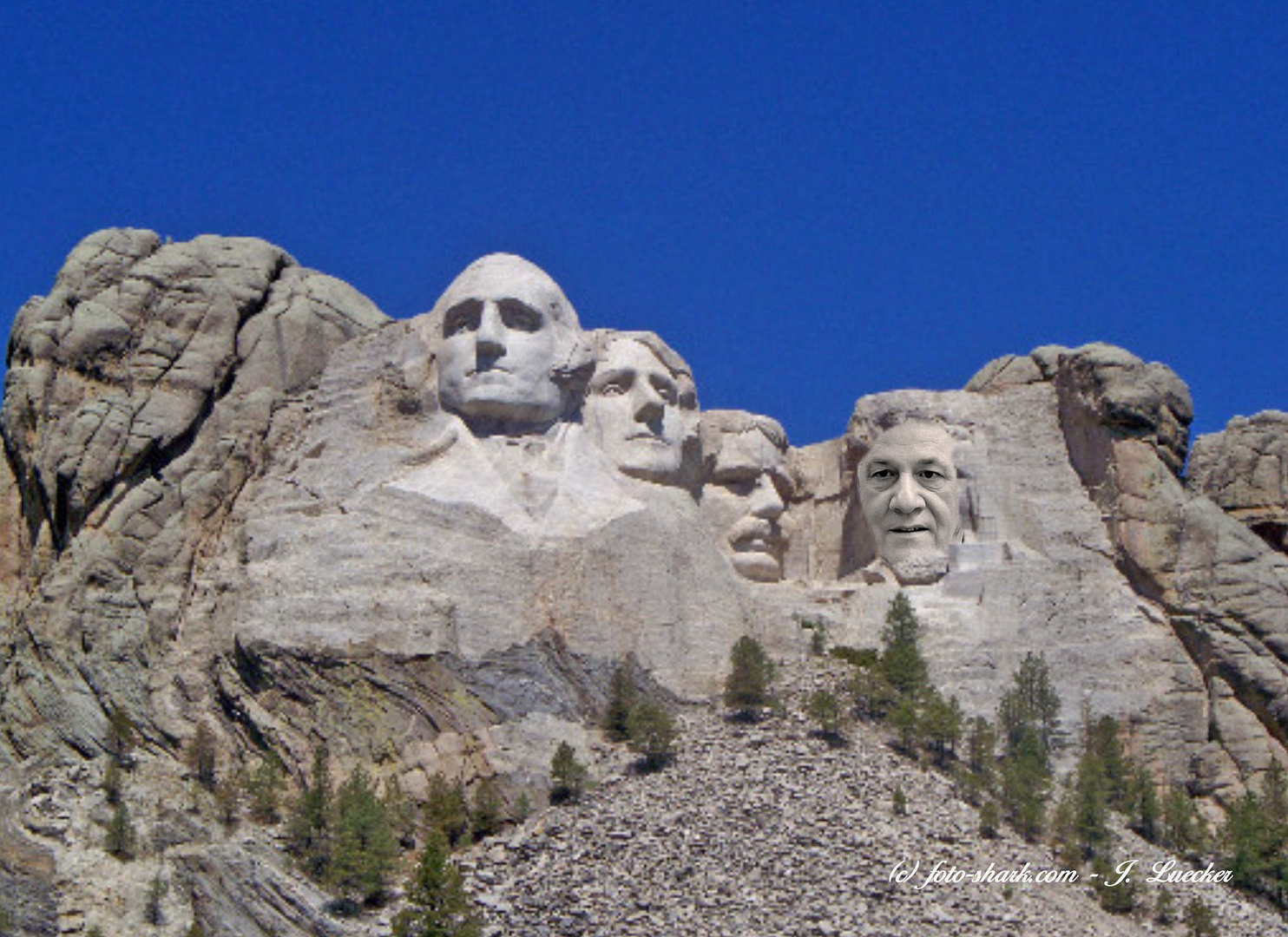 Mount Rushmore (Selbstportrait - rechts)