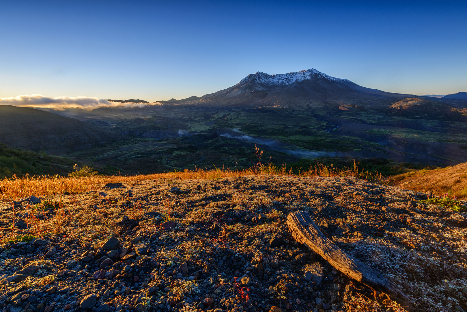 Mount St. Helens im  Morgenlicht