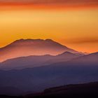 Mount St Helens im Sonnenuntergang