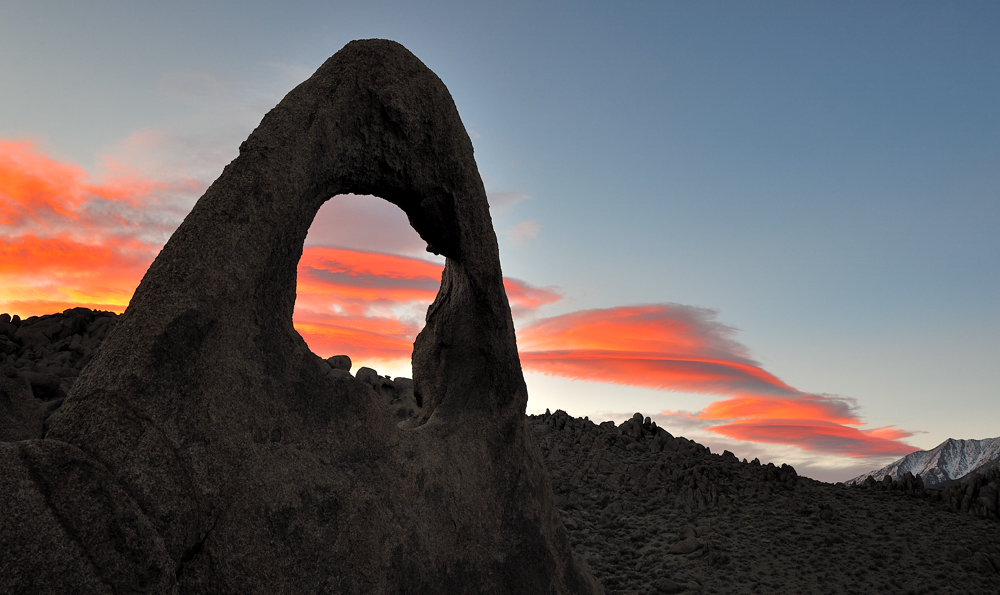 *Mount Whitney Portal Arch & Morning Glow*