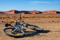 Mountain-Biken in der Namib