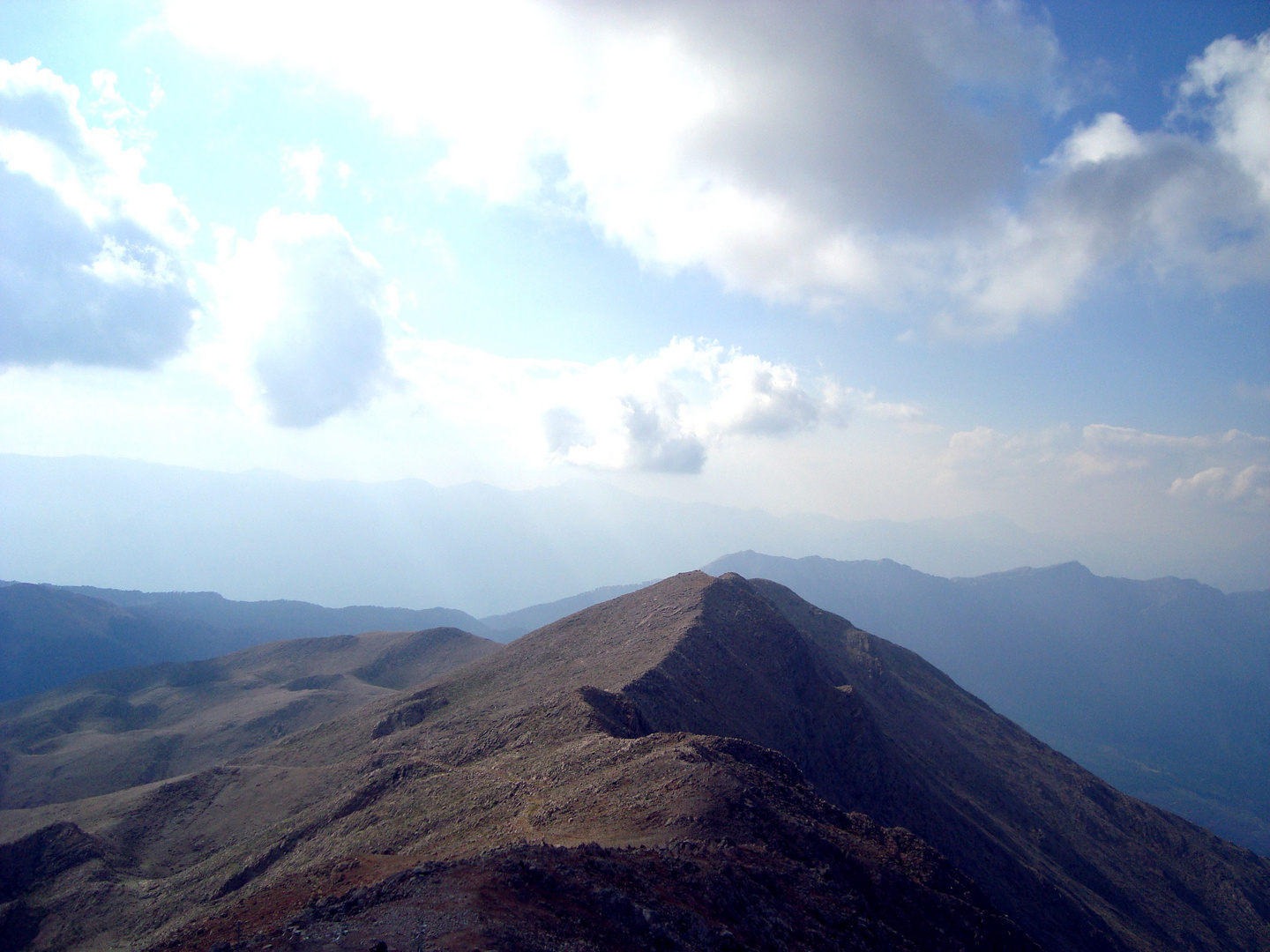 Mountain & clouds