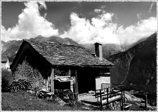 Mountain cottage in Tessin Switzerland