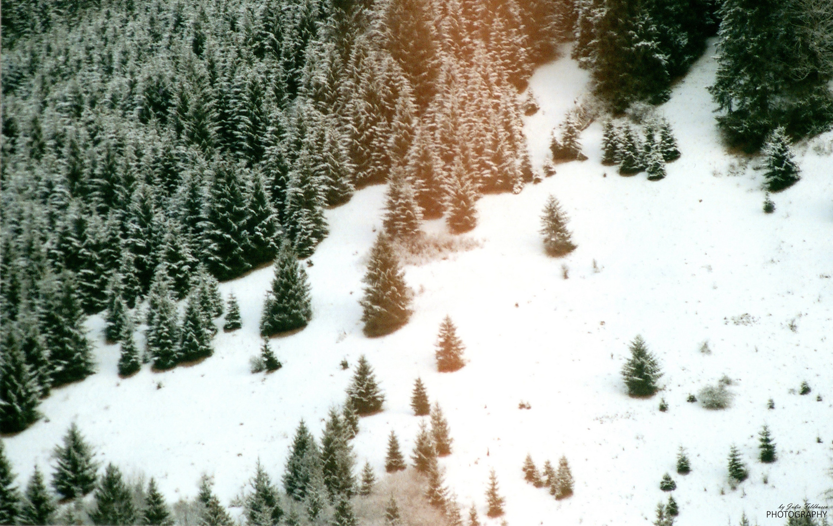 Mountain covered in snow