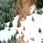 Mountain covered in snow