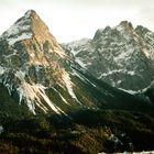 Mountain covered in snow