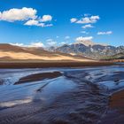 Mountain, Dunes and Creek