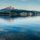 Mountain Pilatus at dawn