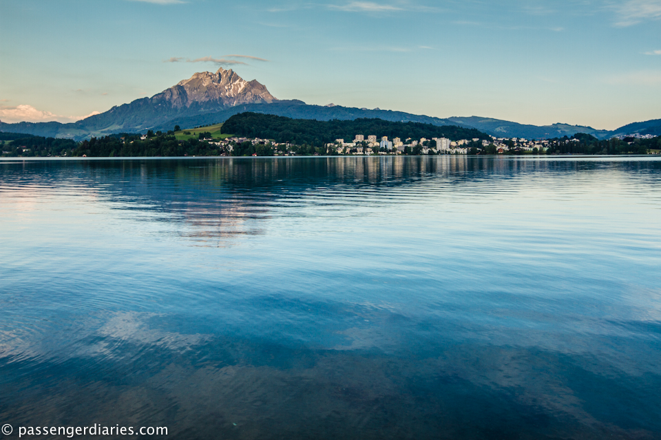 Mountain Pilatus at dawn