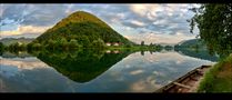 Mountain Plavno & River Una.....Reflections in the Morning... by chekki 