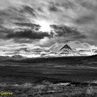 Mountain range near Borganes