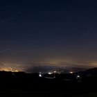 Mountain star trail