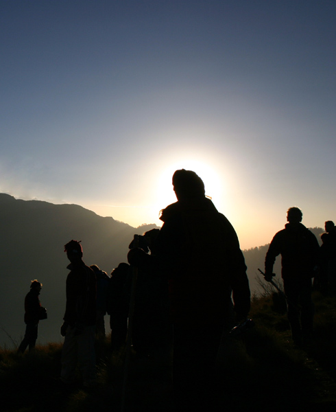 mountain sunrise