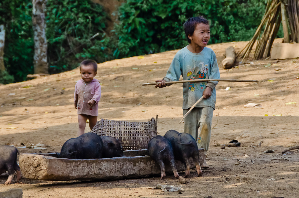 Mountain village close to Luang Prabang 2