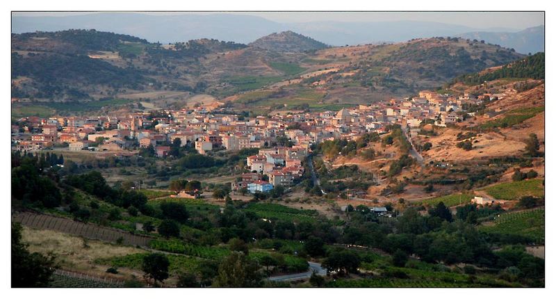 Mountain Village in the Sunset, Sardegna