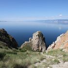 Mountain with face, Insel Olchon, Baikal, Russland