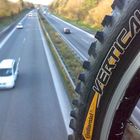 Mountainbike goes Autobahn