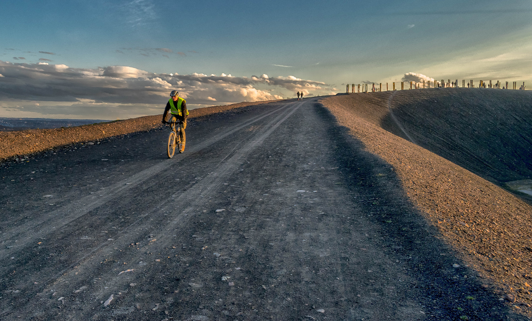 Mountainbiker auf Halde Haniel - Bottrop 