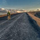 Mountainbiker auf Halde Haniel - Bottrop 