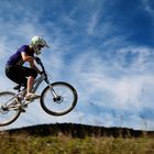 Mountainbiker in Winterberg