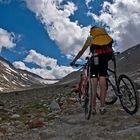 Mountainbiketour in den Alpen