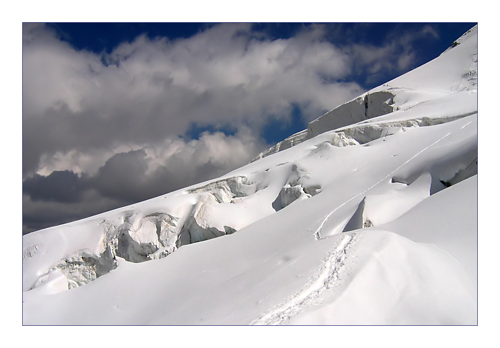 mountainous snow