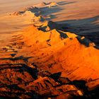 Mountainrange and sand