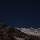 Mountains at night