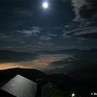 Mountains by moonlight