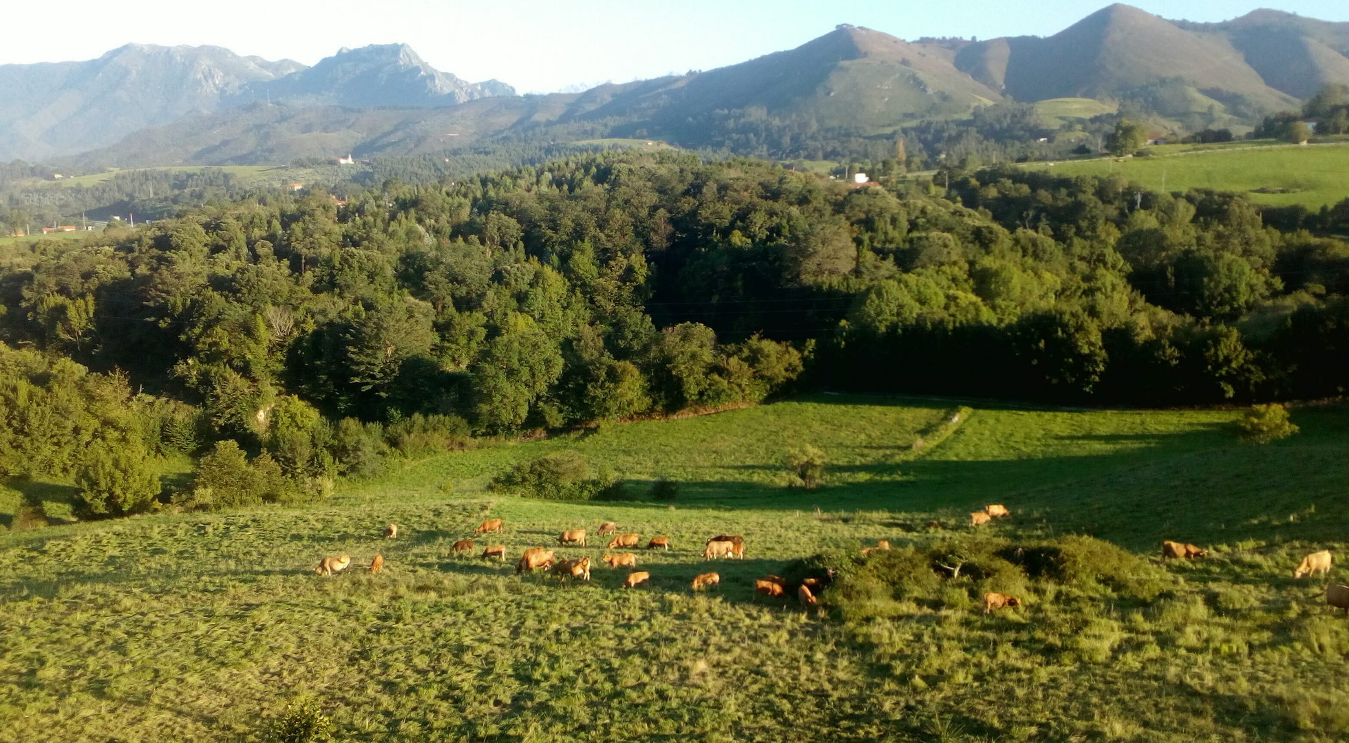 Mountains in Asturias Spain.