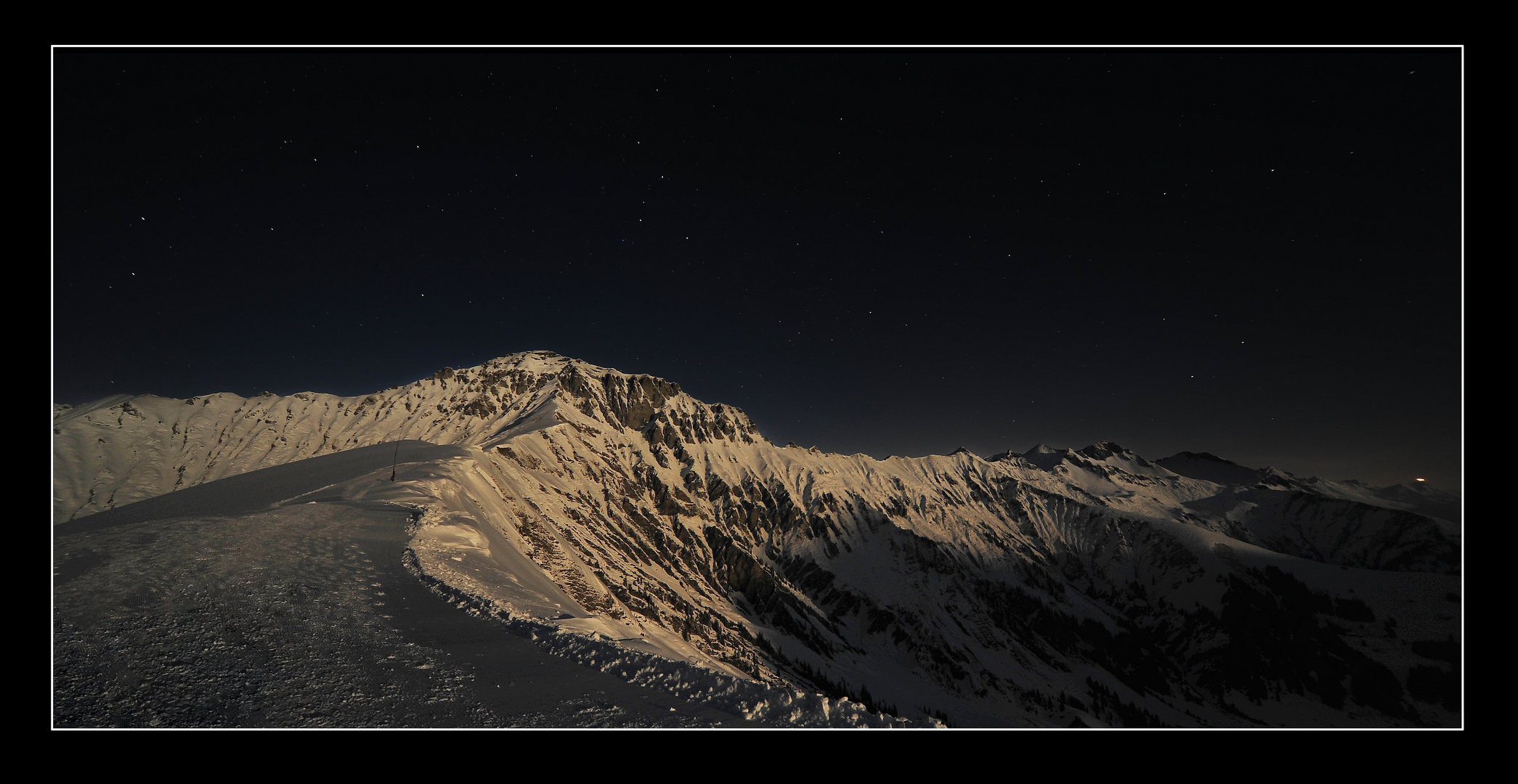 Mountains in Night