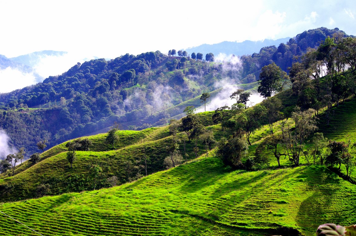 Mountains of Colombian Andes