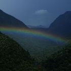 Moutain and rainbow